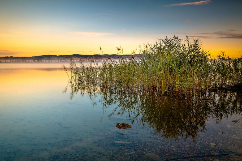 Der Kochelsee - Die anliegenden Gemeinden sind Kochel am See und Schlehdorf. - © Loc Hoang